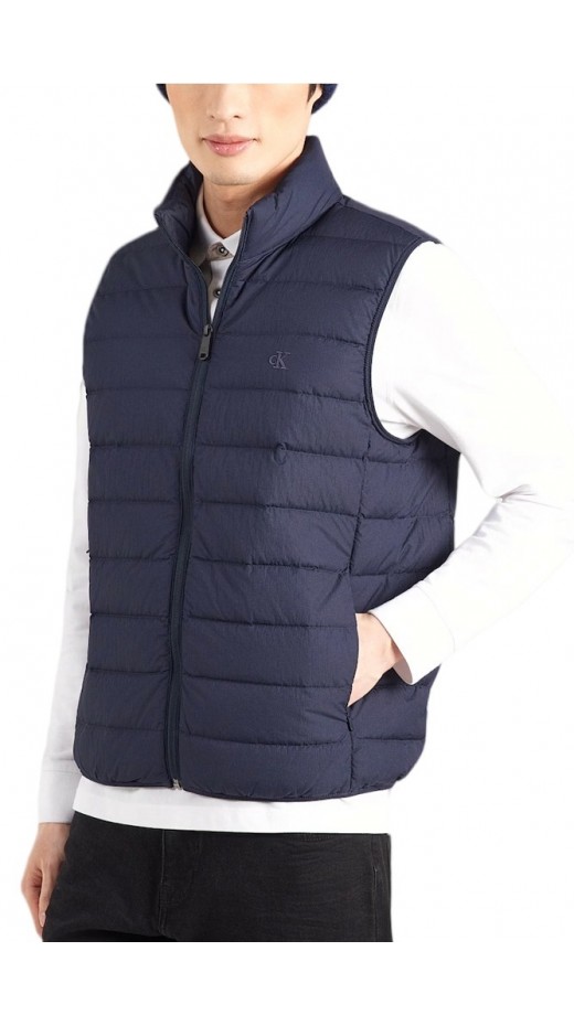 CALVIN KLEIN JEANS SVLSS ULTRALIGHT NYLON QUITLED VEST ΑΜΑΝΙΚΟ ΜΠΟΥΦΑΝ ΑΝΔΡΙΚΟ NAVY