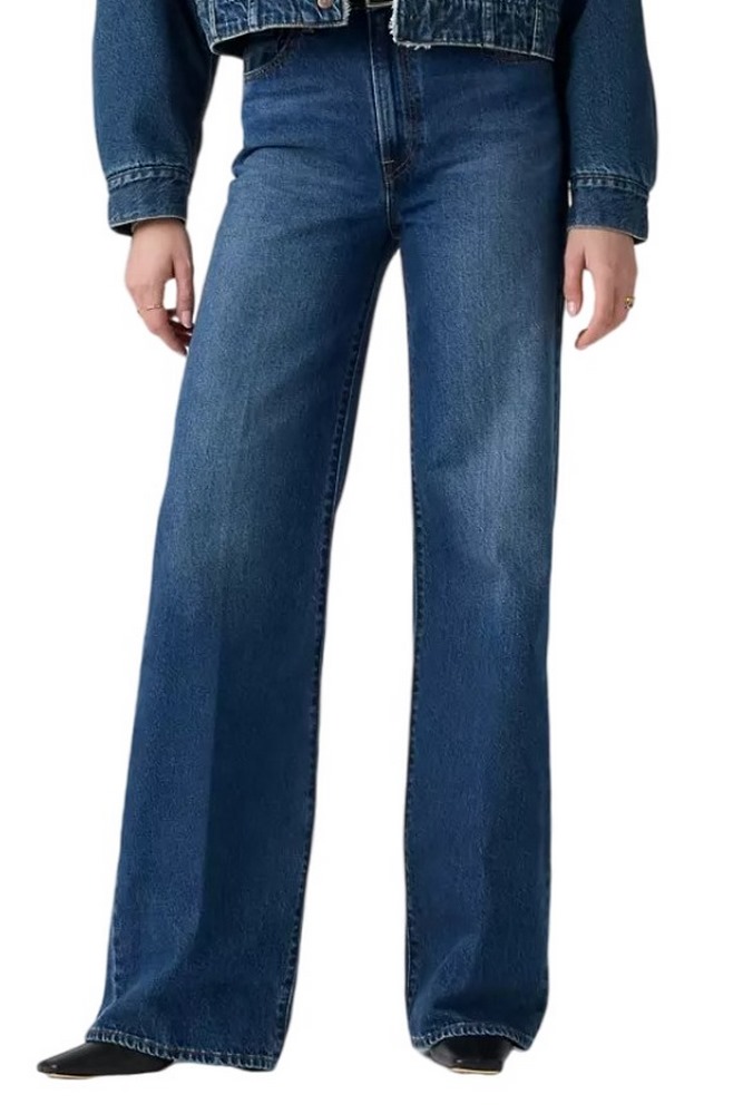 LEVIS RIBCAGE WIDE LEG H223 JEANS WORN IN ΠΑΝΤΕΛΟΝΙ ΤΖΙΝ ΓΥΝΑΙΚΕΙΟ MED INDIGO