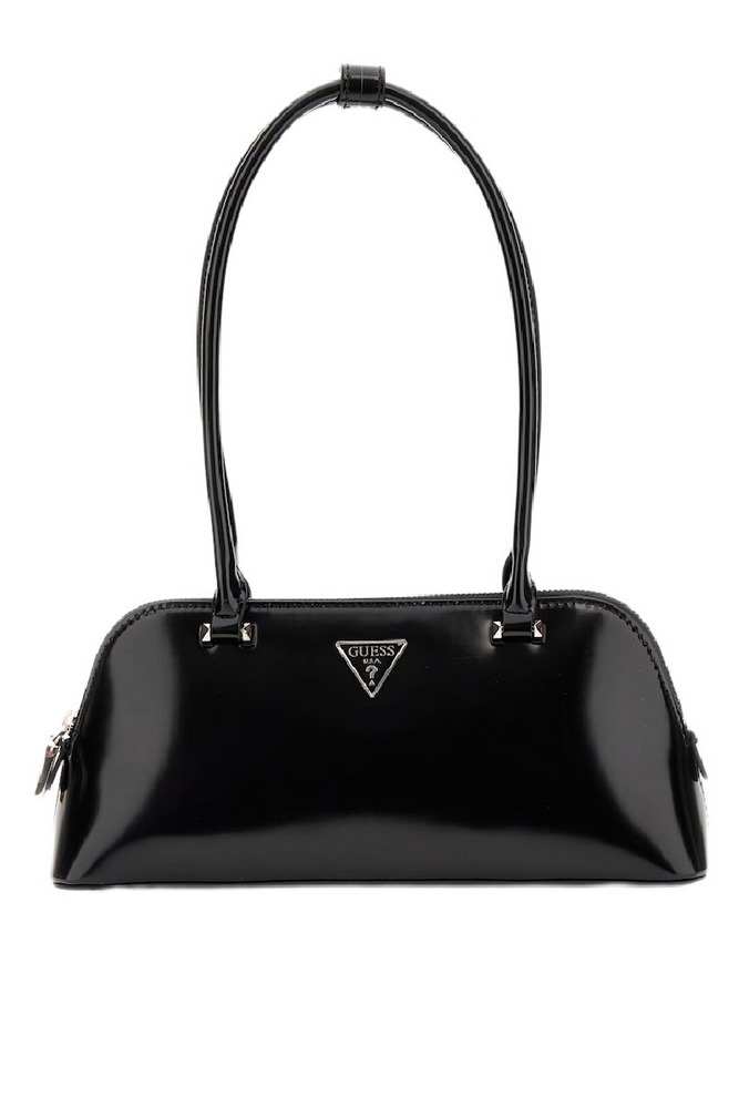 GUESS ARNELA SHOULDER SATCHEL ΤΣΑΝΤΑ ΓΥΝΑΙΚΕΙΑ BLACK