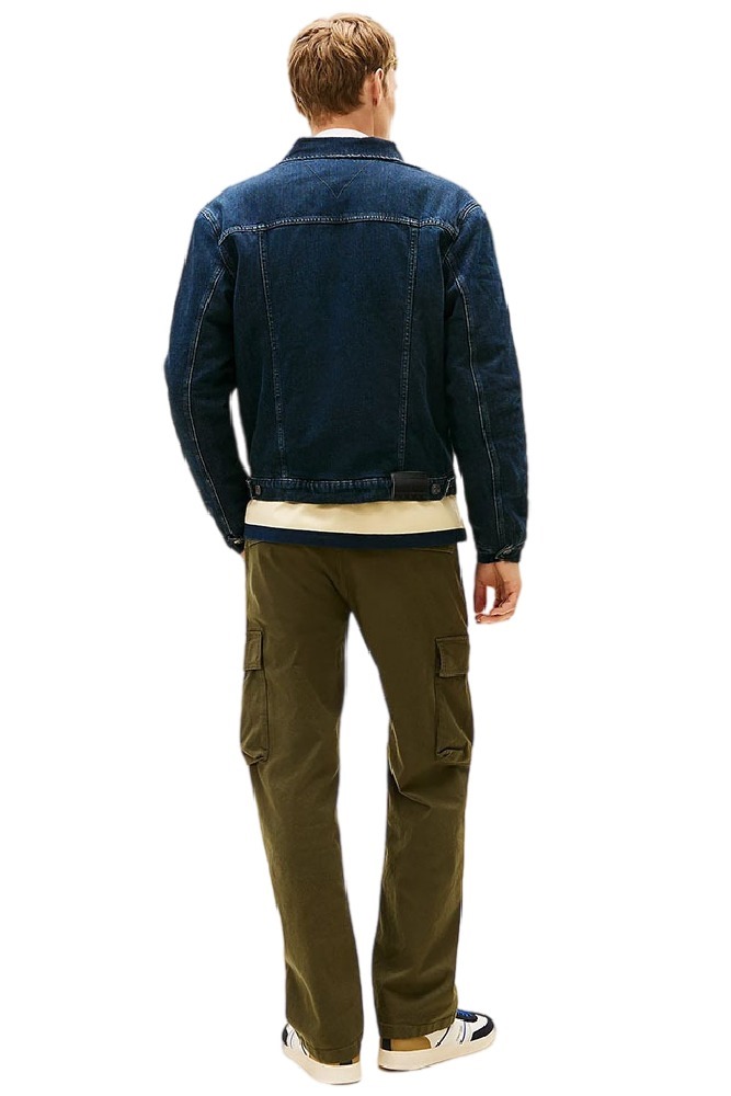 TOMMY JEANS RYAN RGLR TEDDY TRCKR EXT DI6166 ΜΠΟΥΦΑΝ ΑΝΔΡΙΚΟ BLUΕ DENIM