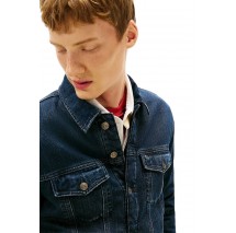 TOMMY JEANS RYAN RGLR TEDDY TRCKR EXT DI6166 ΜΠΟΥΦΑΝ ΑΝΔΡΙΚΟ BLUΕ DENIM