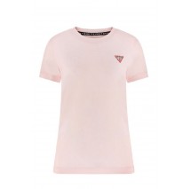 GUESS CN MINI TRIANGLE T-SHIRT ΜΠΛΟΥΖΑ ΓΥΝΑΙΚΕΙΑ ROSE