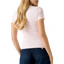 GUESS CN MINI TRIANGLE T-SHIRT ΜΠΛΟΥΖΑ ΓΥΝΑΙΚΕΙΑ ROSE