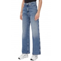 TOMMY JEANS CLAIRE HR WD RWB BI5135 ΠΑΝΤΕΛΟΝΙ ΓΥΝΑΙΚΕΙΟ BLUΕ DENIM