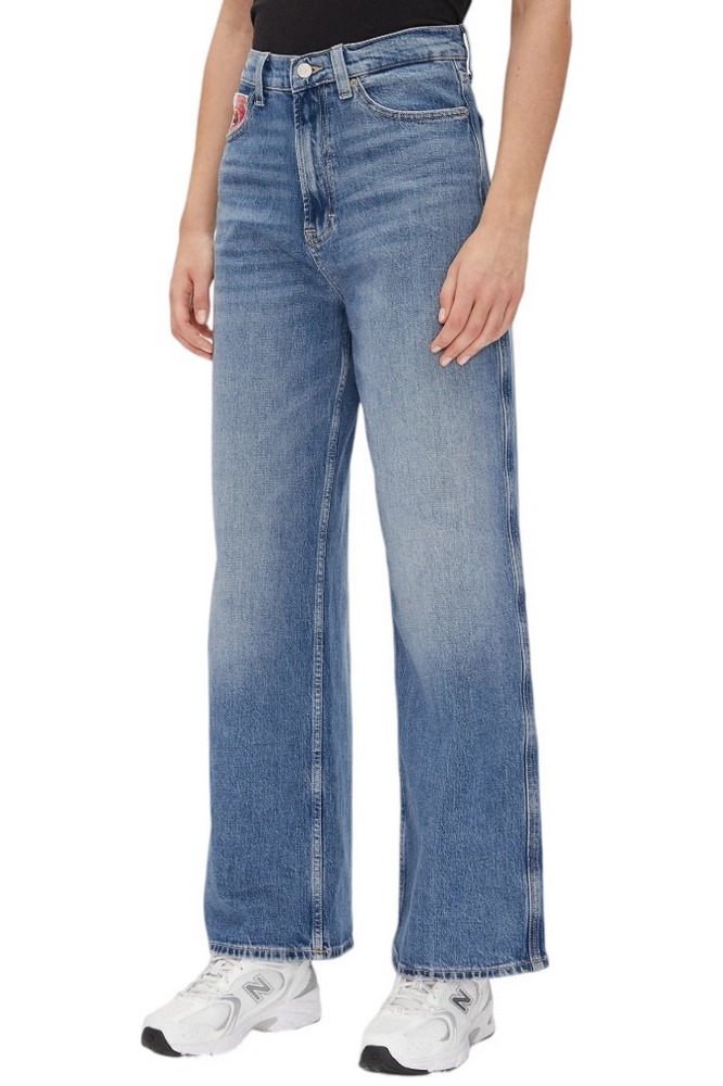 TOMMY JEANS CLAIRE HR WD RWB BI5135 ΠΑΝΤΕΛΟΝΙ ΓΥΝΑΙΚΕΙΟ BLUΕ DENIM