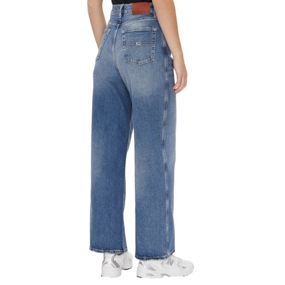 TOMMY JEANS CLAIRE HR WD RWB BI5135 ΠΑΝΤΕΛΟΝΙ ΓΥΝΑΙΚΕΙΟ BLUΕ DENIM