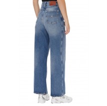 TOMMY JEANS CLAIRE HR WD RWB BI5135 ΠΑΝΤΕΛΟΝΙ ΓΥΝΑΙΚΕΙΟ BLUΕ DENIM