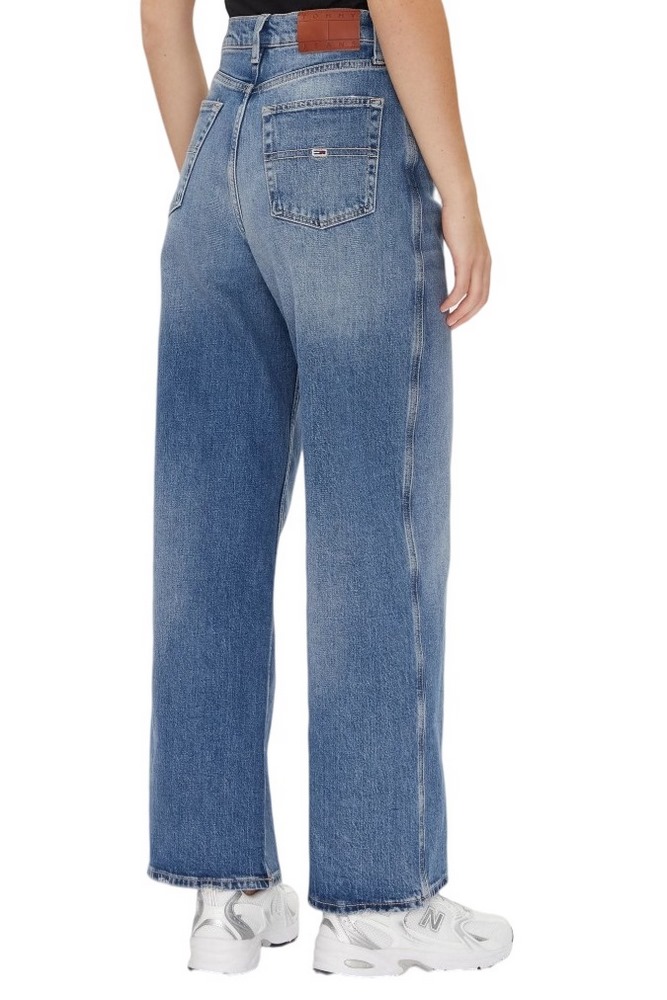 TOMMY JEANS CLAIRE HR WD RWB BI5135 ΠΑΝΤΕΛΟΝΙ ΓΥΝΑΙΚΕΙΟ BLUΕ DENIM