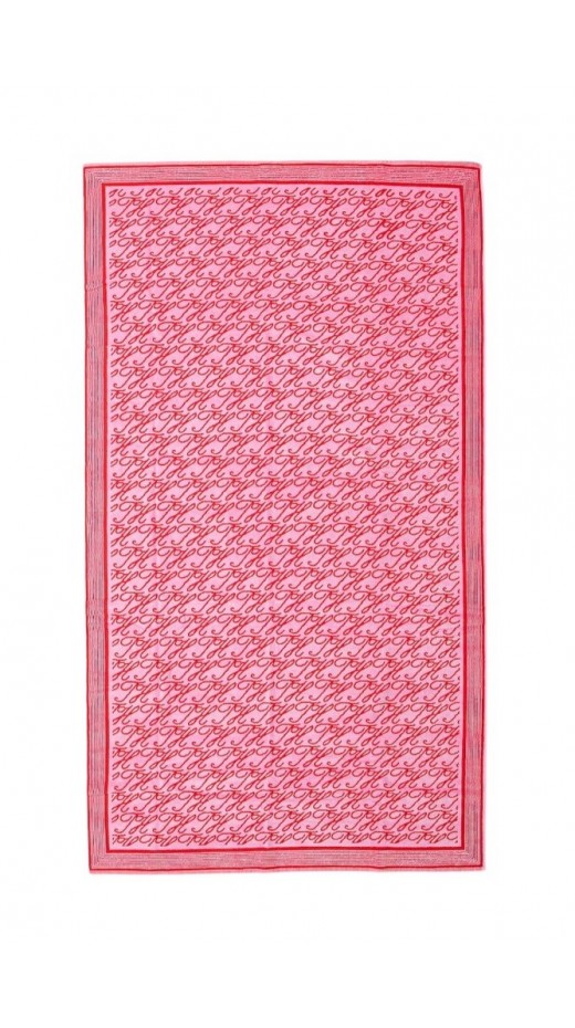 TOMMY HILFIGER SCRIPT TOWEL ΠΕΤΣΕΤΑ UNISEX ROSE