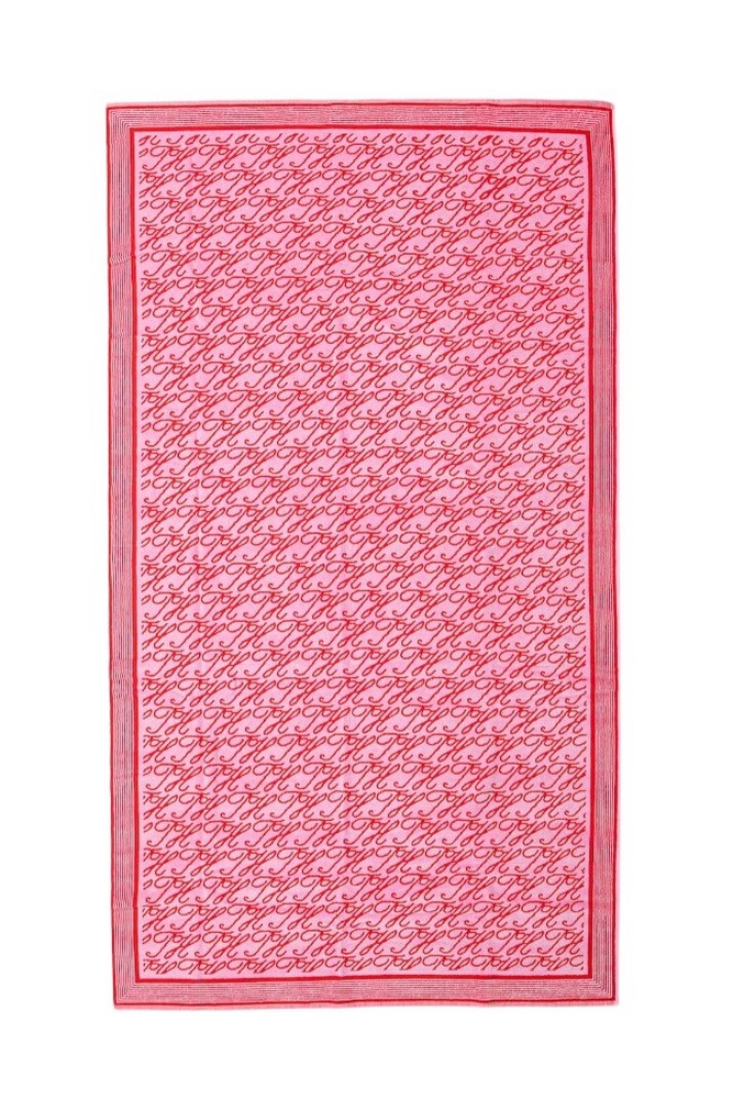 TOMMY HILFIGER SCRIPT TOWEL ΠΕΤΣΕΤΑ UNISEX ROSE