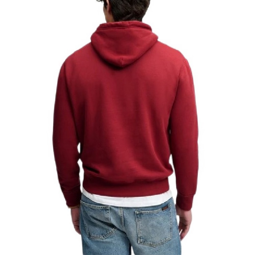 SUPERDRY OVIN ESSENTIAL SDCO LOGO HOOD ΜΠΛΟΥΖΑ ΦΟΥΤΕΡ ΑΝΔΡΙΚΗ BORDEAUX