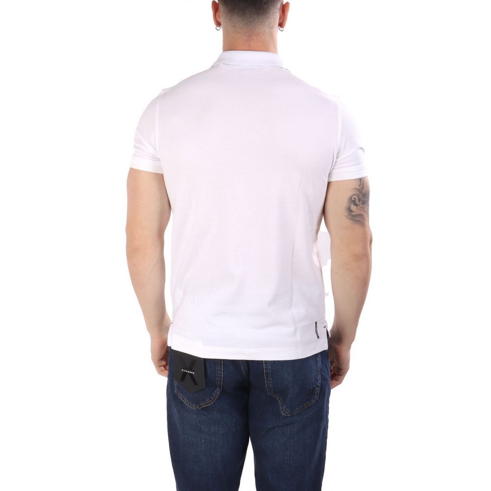 U.S.POLO ASSN FLYN 000272 CBP5 POLO T-SHIRT ΜΠΛΟΥΖΑ ΑΝΔΡΙΚΗ WHITE