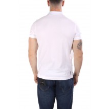 U.S.POLO ASSN FLYN 000272 CBP5 POLO T-SHIRT ΜΠΛΟΥΖΑ ΑΝΔΡΙΚΗ WHITE