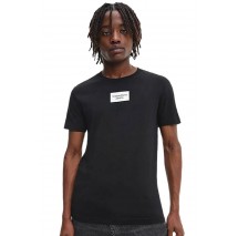 CALVIN KLEIN JEANS SMALL CENTER BOX T-SHIRT ΑΝΔΡΙΚΟ BLACK