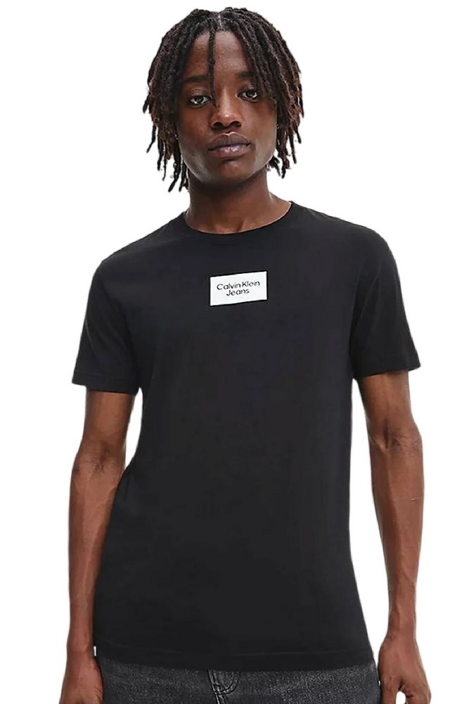 CALVIN KLEIN JEANS SMALL CENTER BOX T-SHIRT ΑΝΔΡΙΚΟ BLACK
