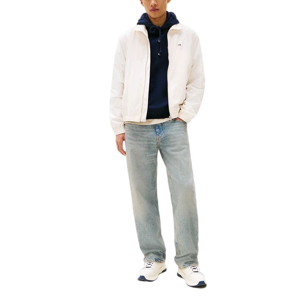 TOMMY JEANS ESSENTIAL JACKET EXT ΜΠΟΥΦΑΝ ΑΝΔΡΙΚΟ OFF WHITE