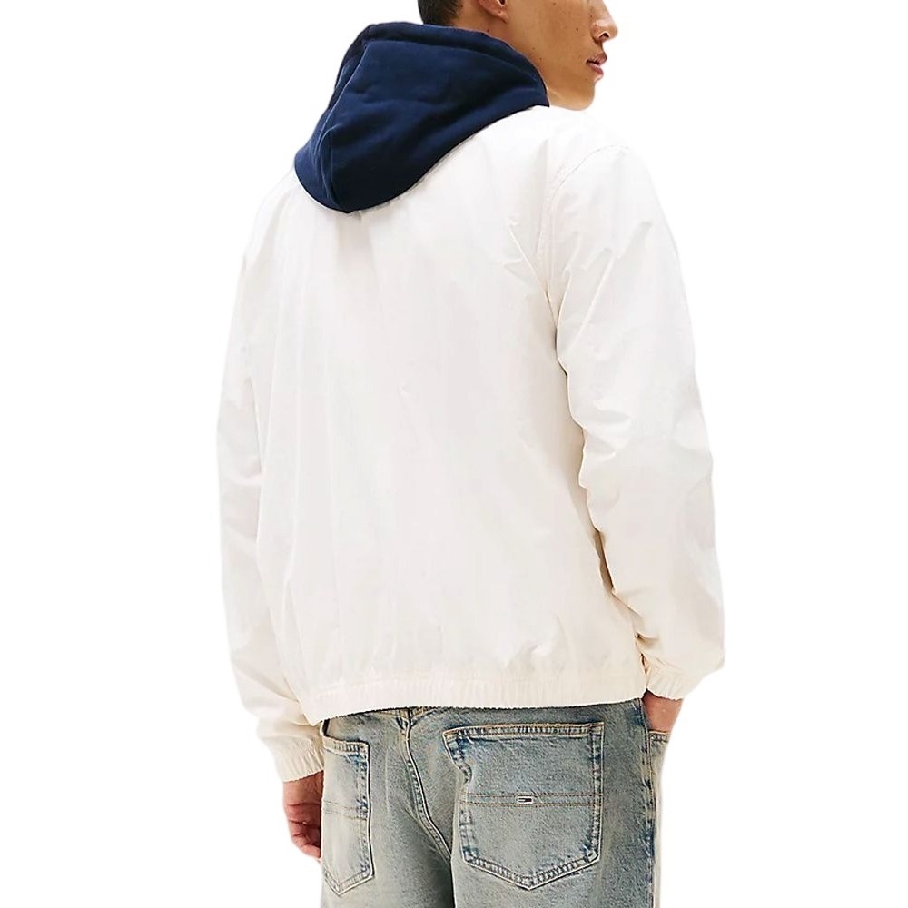TOMMY JEANS ESSENTIAL JACKET EXT ΜΠΟΥΦΑΝ ΑΝΔΡΙΚΟ OFF WHITE