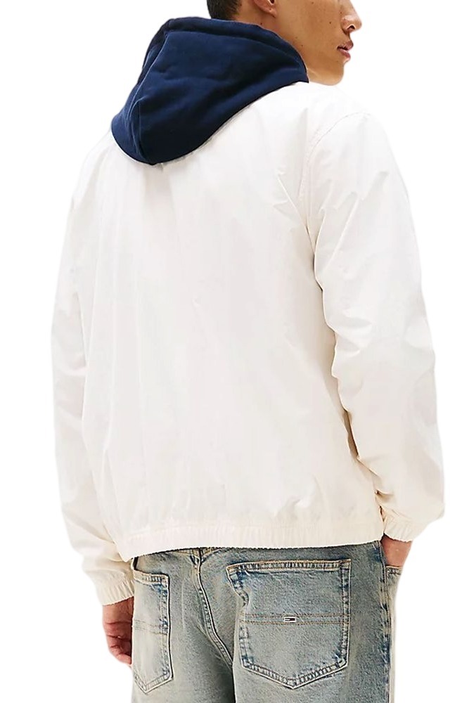 TOMMY JEANS ESSENTIAL JACKET EXT ΜΠΟΥΦΑΝ ΑΝΔΡΙΚΟ OFF WHITE