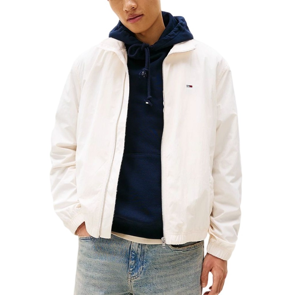 TOMMY JEANS ESSENTIAL JACKET EXT ΜΠΟΥΦΑΝ ΑΝΔΡΙΚΟ OFF WHITE