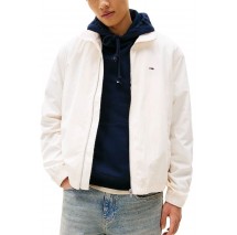 TOMMY JEANS ESSENTIAL JACKET EXT ΜΠΟΥΦΑΝ ΑΝΔΡΙΚΟ OFF WHITE