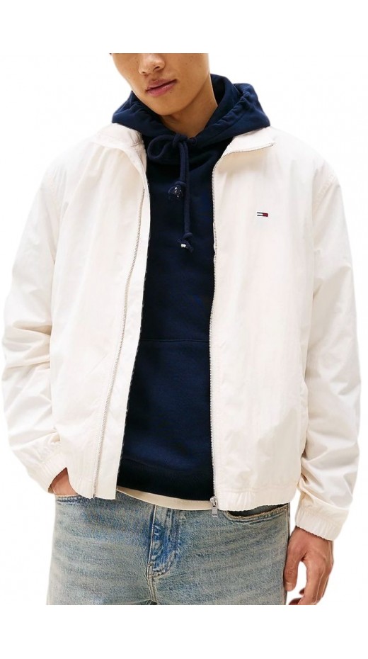 TOMMY JEANS ESSENTIAL JACKET EXT ΜΠΟΥΦΑΝ ΑΝΔΡΙΚΟ OFF WHITE