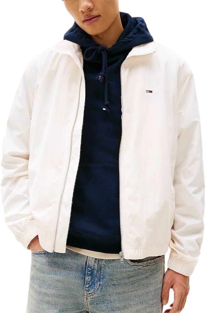 TOMMY JEANS ESSENTIAL JACKET EXT ΜΠΟΥΦΑΝ ΑΝΔΡΙΚΟ OFF WHITE
