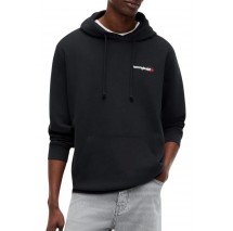 TOMMY JEANS REG ENTRY DNA HOODIE EXT ΦΟΥΤΕΡ ΜΠΛΟΥΖΑ ΑΝΔΡΙΚΗ BLACK
