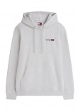 TOMMY JEANS REG ENTRY DNA HOODIE EXT ΦΟΥΤΕΡ ΜΠΛΟΥΖΑ ΑΝΔΡΙΚΗ GREY