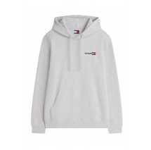 TOMMY JEANS REG ENTRY DNA HOODIE EXT ΦΟΥΤΕΡ ΜΠΛΟΥΖΑ ΑΝΔΡΙΚΗ GREY