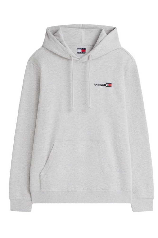 TOMMY JEANS REG ENTRY DNA HOODIE EXT ΦΟΥΤΕΡ ΜΠΛΟΥΖΑ ΑΝΔΡΙΚΗ GREY