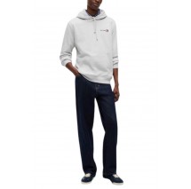 TOMMY JEANS REG ENTRY DNA HOODIE EXT ΦΟΥΤΕΡ ΜΠΛΟΥΖΑ ΑΝΔΡΙΚΗ GREY