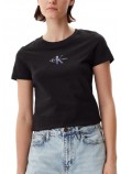 CALVIN KLEIN JEANS CUI NIAGARA MIST T-SHIR ΜΠΛΟΥΖΑ ΓΥΝΑΙΚΕΙΑ BLACK