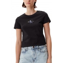 CALVIN KLEIN JEANS CUI NIAGARA MIST T-SHIR ΜΠΛΟΥΖΑ ΓΥΝΑΙΚΕΙΑ BLACK