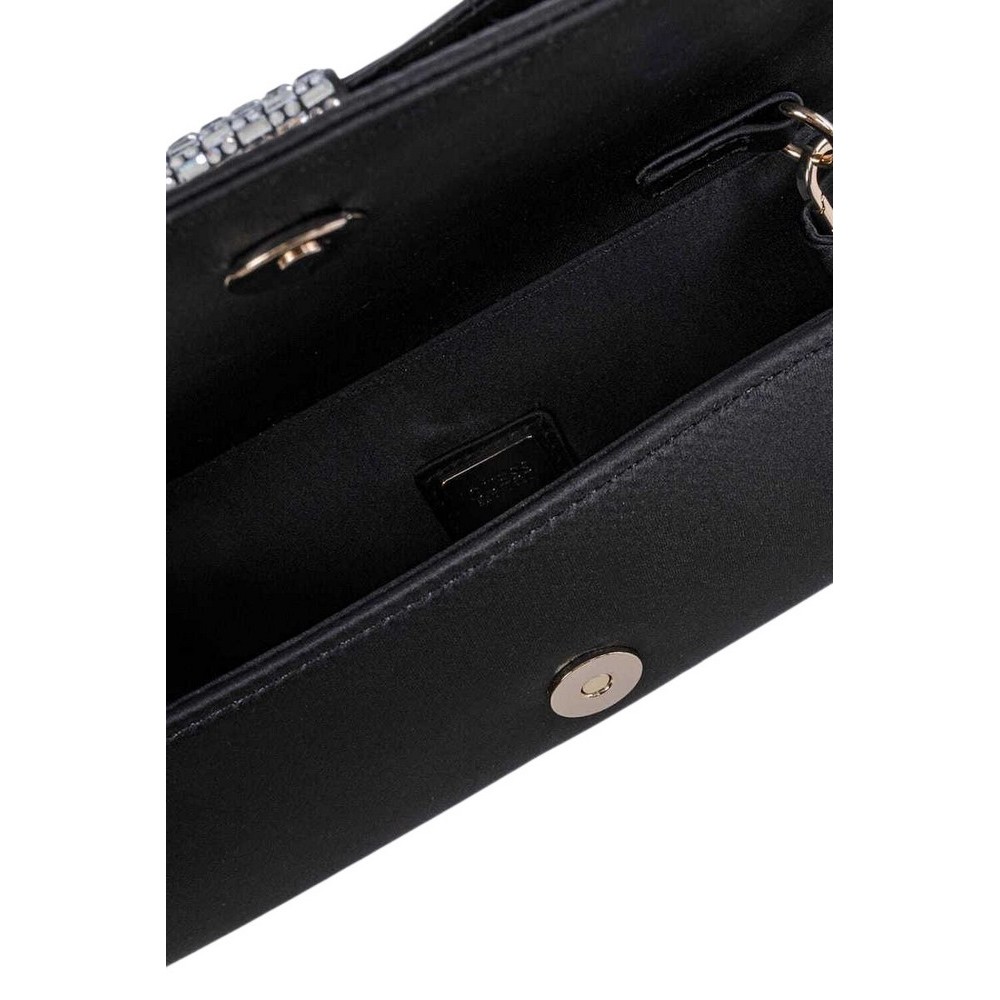 GUESS ELSIE CLUTCH ΤΣΑΝΤΑ ΓΥΝΑΙΚΕΙΑ BLACK