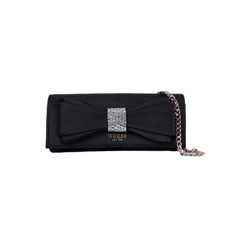 GUESS ELSIE CLUTCH ΤΣΑΝΤΑ ΓΥΝΑΙΚΕΙΑ BLACK