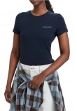 TOMMY JEANS SLIM ESS LOGO 1 EXT T-SHIRT ΜΠΛΟΥΖΑ ΓΥΝΑΙΚΕΙΑ NAVY
