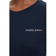 TOMMY JEANS SLIM ESS LOGO 1 EXT T-SHIRT ΜΠΛΟΥΖΑ ΓΥΝΑΙΚΕΙΑ NAVY