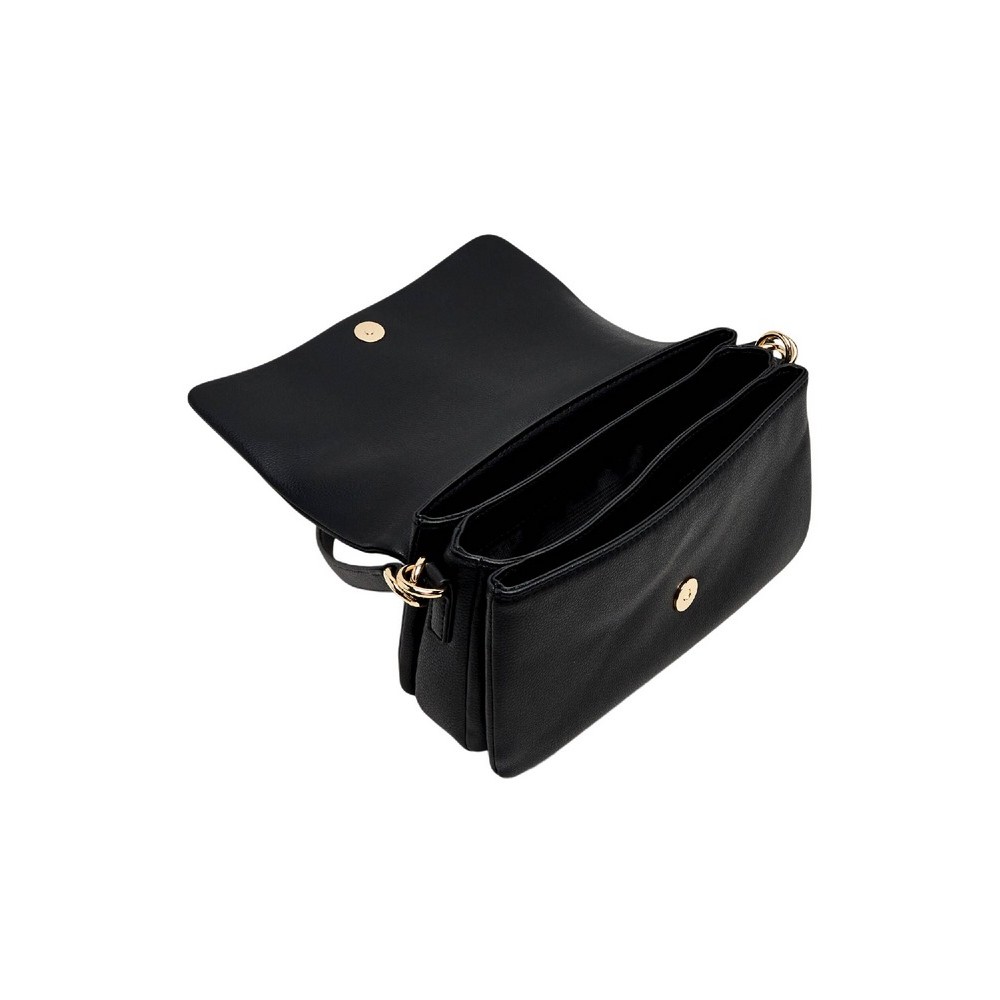 TOMMY HILFIGER LIBRE CONV FLAP CROSSOVER ΤΣΑΝΤΑ ΓΥΝΑΙΚΕΙΑ BLACK