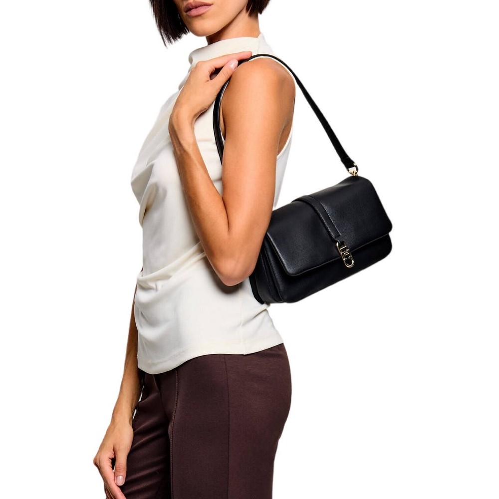 TOMMY HILFIGER LIBRE CONV FLAP CROSSOVER ΤΣΑΝΤΑ ΓΥΝΑΙΚΕΙΑ BLACK