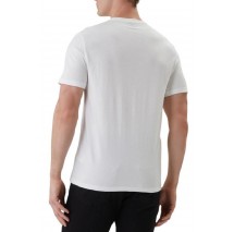CALVIN KLEIN 30S EU WHOLESALE SPORTSWEAR GRAP T-SHIRT ΜΠΛΟΥΖΑ ΑΝΔΡΙΚΗ BRIGHT WHITE