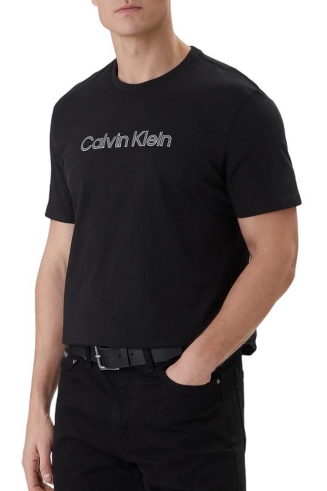 CALVIN KLEIN 30S EU WHOLESALE SPORTSWEAR GRAP T-SHIRT ΜΠΛΟΥΖΑ ΑΝΔΡΙΚΗ BLACK