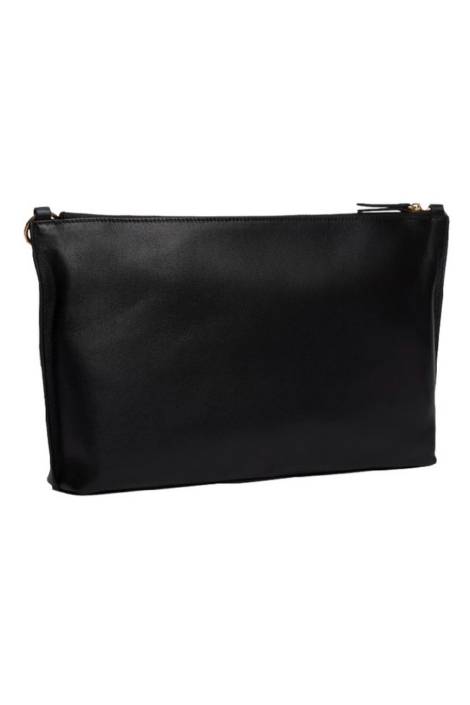 TOMMY HILFIGER DOWNTOWN MINI BAG LEATHER ΤΣΑΝΤΑ ΓΥΝΑΙΚΕΙΑ BLACK