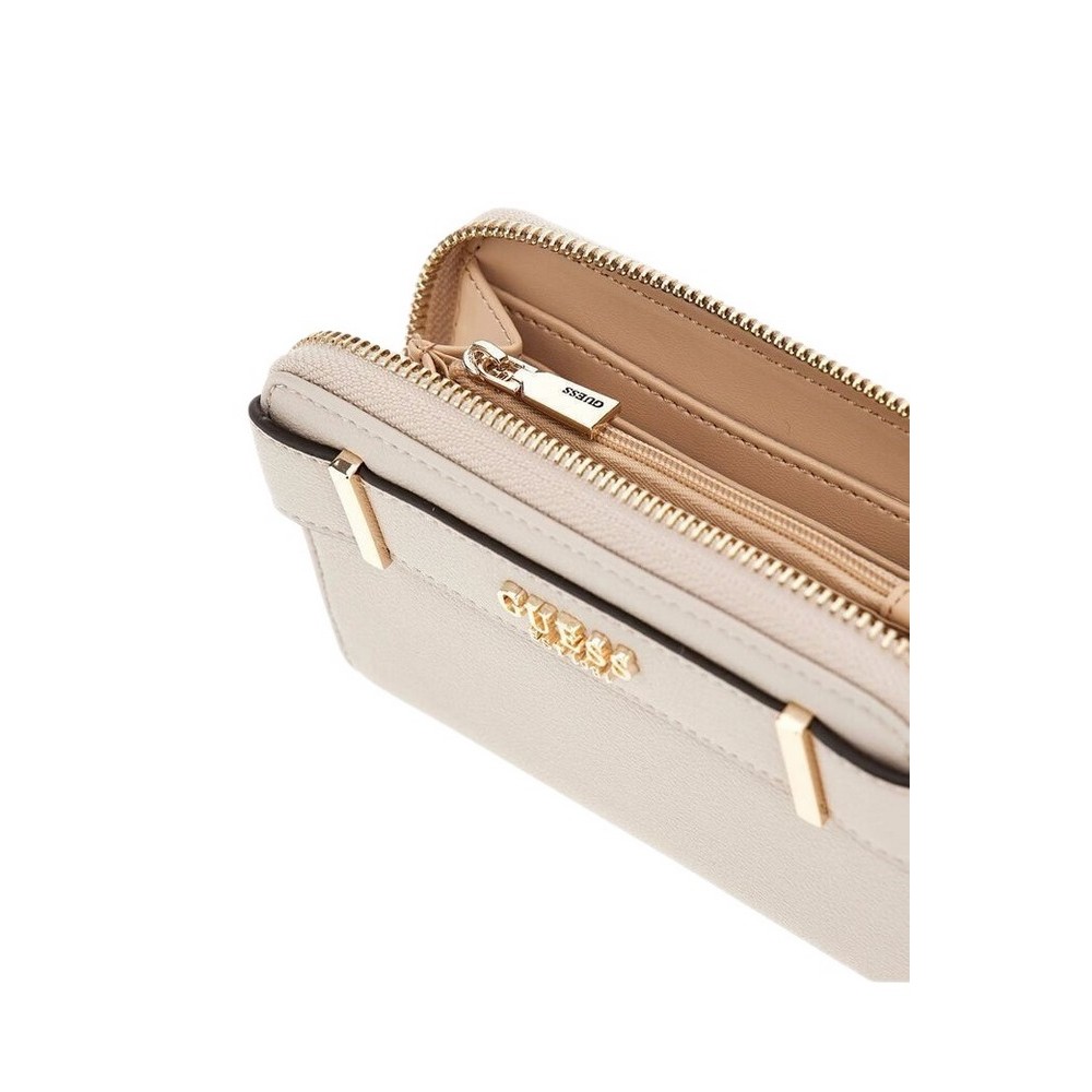 GUESS ANADELA SLG MEDIUM ZIP AROUND ΠΟΡΤΟΦΟΛΙ ΓΥΝΑΙΚΕΙΟ TAUPE