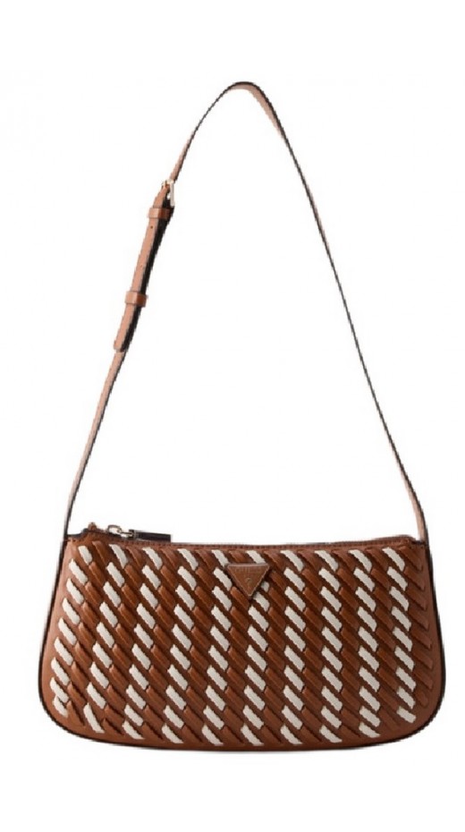 GUESS KORA SHOULDER BAG ΤΣΑΝΤΑ ΓΥΝΑΙΚΕΙΑ CARAMEL