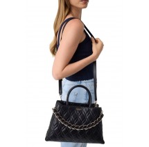 GUESS MAXINE GIRLFRIEND SATCHEL ΤΣΑΝΤΑ ΓΥΝΑΙΚΕΙΑ BLACK