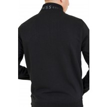 GUESS AL HIGH NECK FULLZIP SWEATSH ΜΠΛΟΥΖΑ ΦΟΥΤΕΡ ΑΝΔΡΙΚΟ BLACK