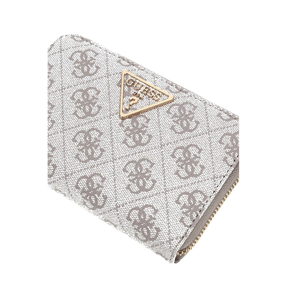 GUESS LAUREL II SLG MED ZIP AROUND ΠΟΡΤΟΦΟΛΙ ΓΥΝΑΙΚΕΙΟ TAUPE