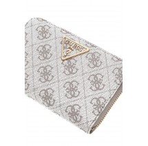 GUESS LAUREL II SLG MED ZIP AROUND ΠΟΡΤΟΦΟΛΙ ΓΥΝΑΙΚΕΙΟ TAUPE