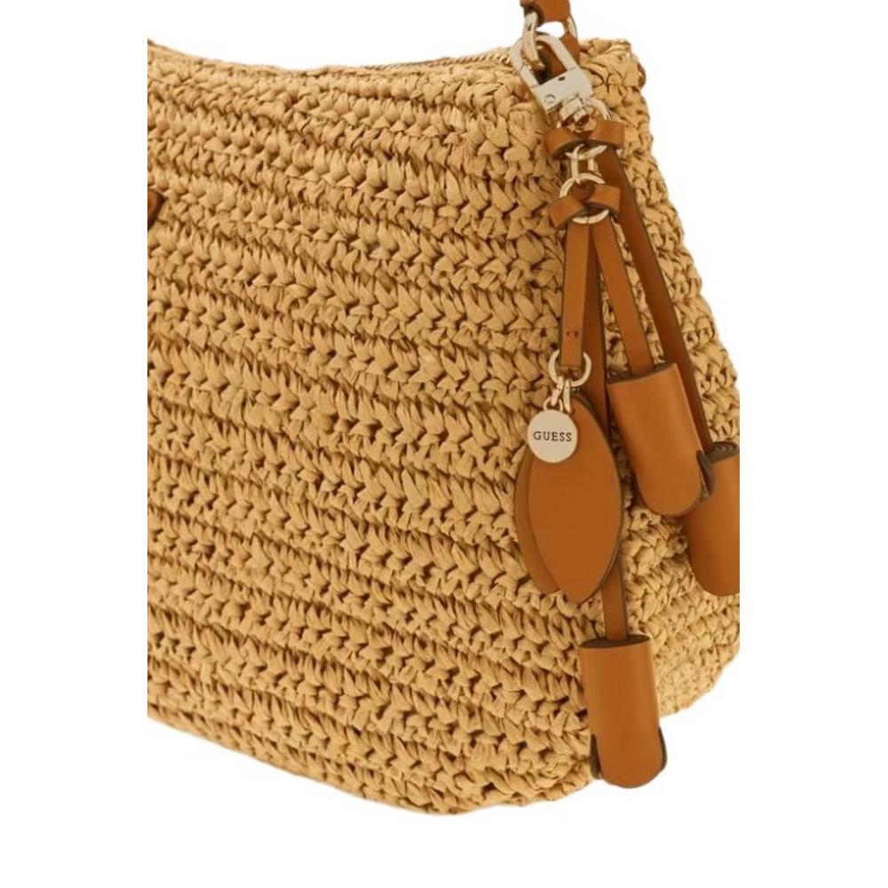 GUESS OFELIA HOBO SHOULDER BAG ΤΣΑΝΤΑ ΓΥΝΑΙΚΕΙΑ COGNAC