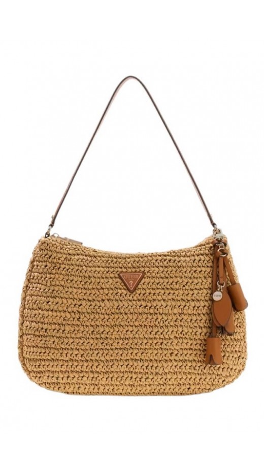 GUESS OFELIA HOBO SHOULDER BAG ΤΣΑΝΤΑ ΓΥΝΑΙΚΕΙΑ COGNAC